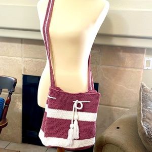 Handmade crochet bags 14” x 11”x 7” new